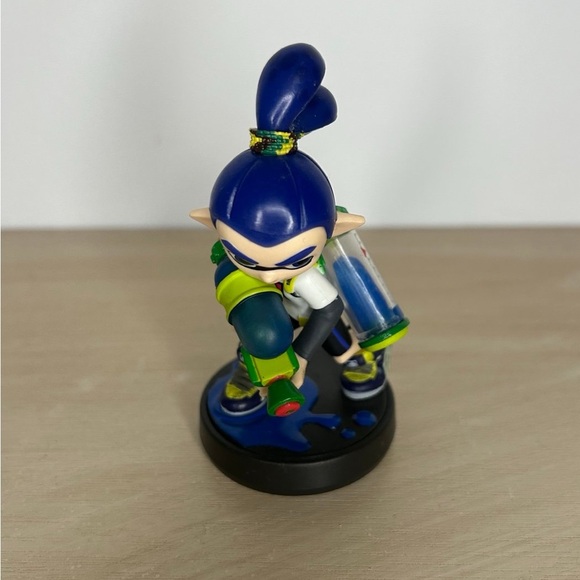 Inkling Boy Blue Splatoon Amiibo Super Smash Bros. Series - Picture 1 of 2